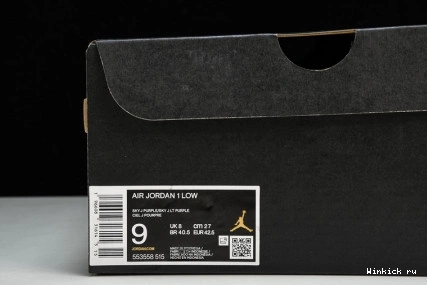 1 Purple “Covered Jordan Tones” Low 1030